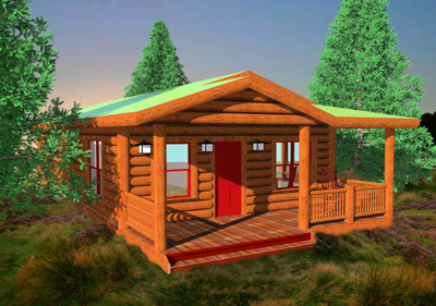 Modular Log Cabin