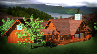 Lakota Log Home